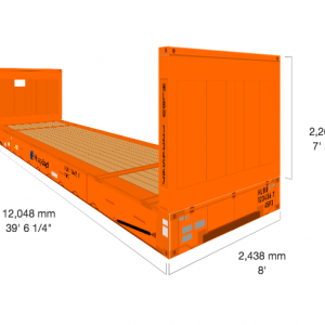 Container Flat Rack 40 Feet